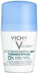 Vichy Antyperspirant mineralny w kulce 48h Optimal Tolerance,