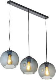 CUBUS GRAPHITE LAMPA WISZĄCA 3 PŁ LISTWA 2818