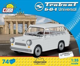 Cobi CARS TRABANT 601 UNIVERSAL 74 KLOCKI