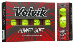 Piłki golfowe VOLVIK POWER SOFT (żółty)