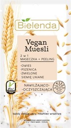 Bielenda Vegan Muesli Maseczka + Peeling 2w1 nawilżająco-oczyszczająca