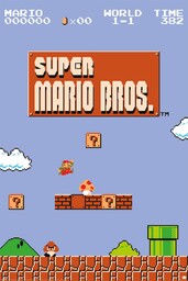 Super Mario Bros Retro World 1-1 - plakat