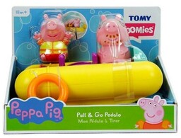 Tomy ŚWINKA PEPPA PłYWAJąCY PONTON Z FIGURKAMI