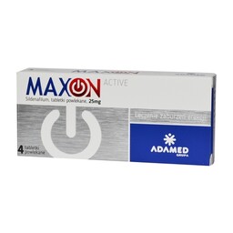 MAXON ACTIVE 25 mg 4 tabletki