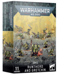 W40k: Orks - Runtherd and Gretchin (11 figurek)