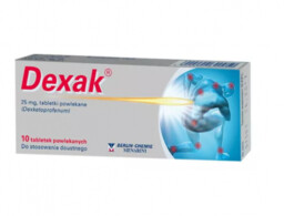 Dexak 25mg - 10 tabletek