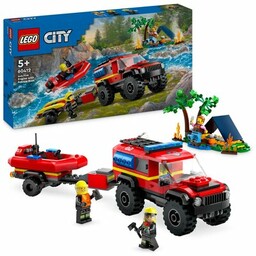 LEGO 60412 City Terenowy wóz strażacki z łodzią