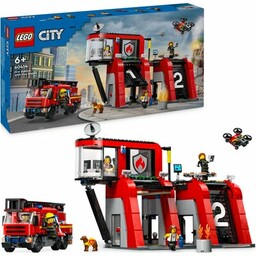 LEGO 60414 City Remiza strażacka z wozem strażackim