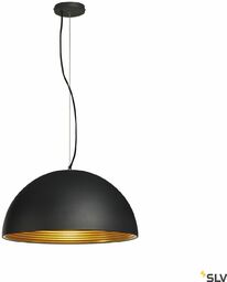 FORCHINI M PD-1 lampa wisząca okrągła, kolor czarny/złoty,