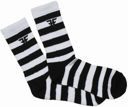 skarpety męskie FALLEN TRADEMARK STRIPED SOCKS White/Black