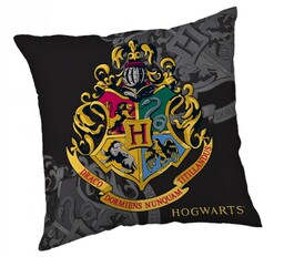 Jerry Fabrics Poduszka dziecięca 40x40 Harry Potter czarna