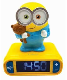 LEXIBOOK Budzik z lampką nocną Minionki RL800DES