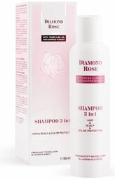 Różany Szampon do Włosów 3w1, Diamond Rose, 200ml