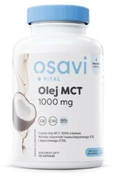 OSAVI Vital Olej MCT 1000mg, 120 kapsułek miękkich