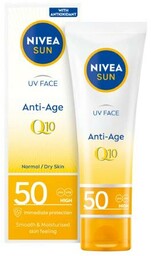 NIVEA SUN UV Face Anti-Age Q10 przeciwzmarszczkowy krem