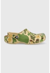 Crocs klapki Classic Printed Camo Clog męskie kolor