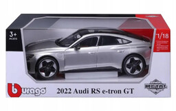 Audi RS e-tron GT silver 1:18 BBURAGO