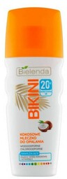 Bielenda Bikini Kokosowe mleczko do opalania SPF 20