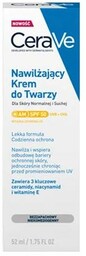 CERAVE Nawilżający krem do twarzy SPF 50, 52ml