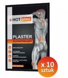 Zestaw Plaster rozgrzewający "HOT PLAST" 9 cm x14cm,