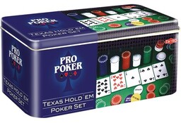 TACTIC Gra karciana Poker Pro Texas Hold''em Set