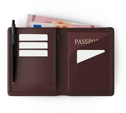 James Hawk TRAVEL Smart Wallet Brown - Pojemny