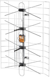 Antena TV siatkowa kompletna(zasilacz+wzmacniacz)+DIPOL 3DX