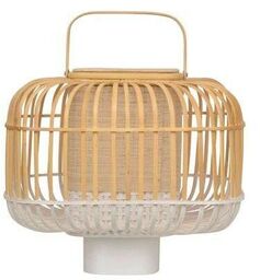 Forestier - Bamboo Square Lampa Stołowa S White