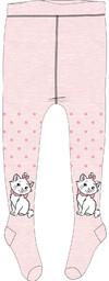 Bawełniane rajstopy dziewczęce kot Arystokrata Disney Różowe