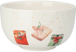 Świąteczna miska porcelanowa Świąteczne prezenty, 500 ml