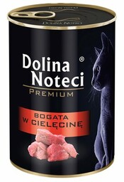 DOLINA NOTECI Karma dla kota Premium z cielęciną