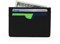 James Hawk Card Holder Black - Portfel etui