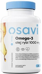 Osavi Omega-3 Olej Rybi 1000mg - cytrynowy -