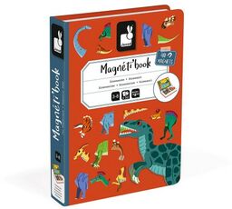 Magnetyczna układanka Dinozaury Magnetibook Janod