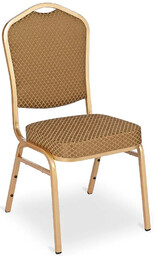 Elior Krzesło bankietowe na złotej podstawie - Evio