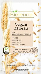 Bielenda Vegan Muesli Maseczka + Peeling 2w1 nawilżająco-oczyszczająca