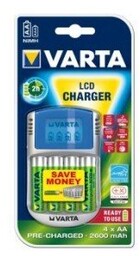 Ładowarka akumulatorków VARTA LCD Charger, 2600 mAh