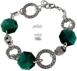 Kryształy Special Bransoletka Emerald Srebro