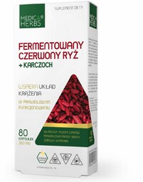 Medica Herbs Fermentowany czerwony ryż + karczoch -