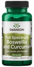 Swanson Boswellia & Curcumin 60 caps