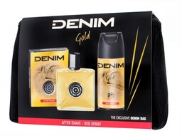 DENIM Gold Zestaw prezentowy (woda po goleniu 100ml+deo