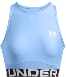 Under Armour Damski Tank Top HeatGear Rib Blue