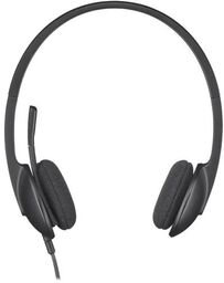 Logitech USB Headset H340 Nauszne Czarny Słuchawki przewodowe