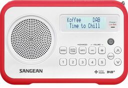 Sangean TRAVELLER 670 DPR-67 Radio FM DAB+ Biało-srebrny