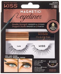 KISS Zestaw Lure (rzęsy magnetyczne + eyeliner) 1op