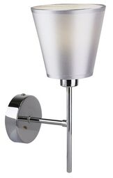 Vox Lampa Kinkiet 1X40W E14 Chrom Z Abażurem