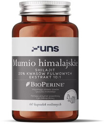 UNS Mumio Himalajskie Shilajit 20% Kwasów Fulwowych Ekstrakt