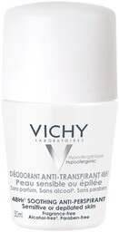 VICHY Antyperspirant kojący roll-on do skóry wrażliwej 50ml