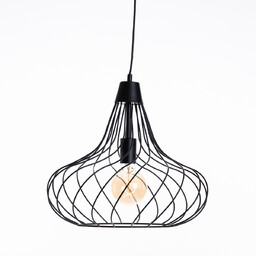 Honsel Moderne hanglamp zwart - Iggy