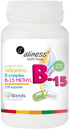 ALINESS Witamina B Complex B-15 Methyl 100vegcaps